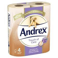 Andrex touch of care 4roll