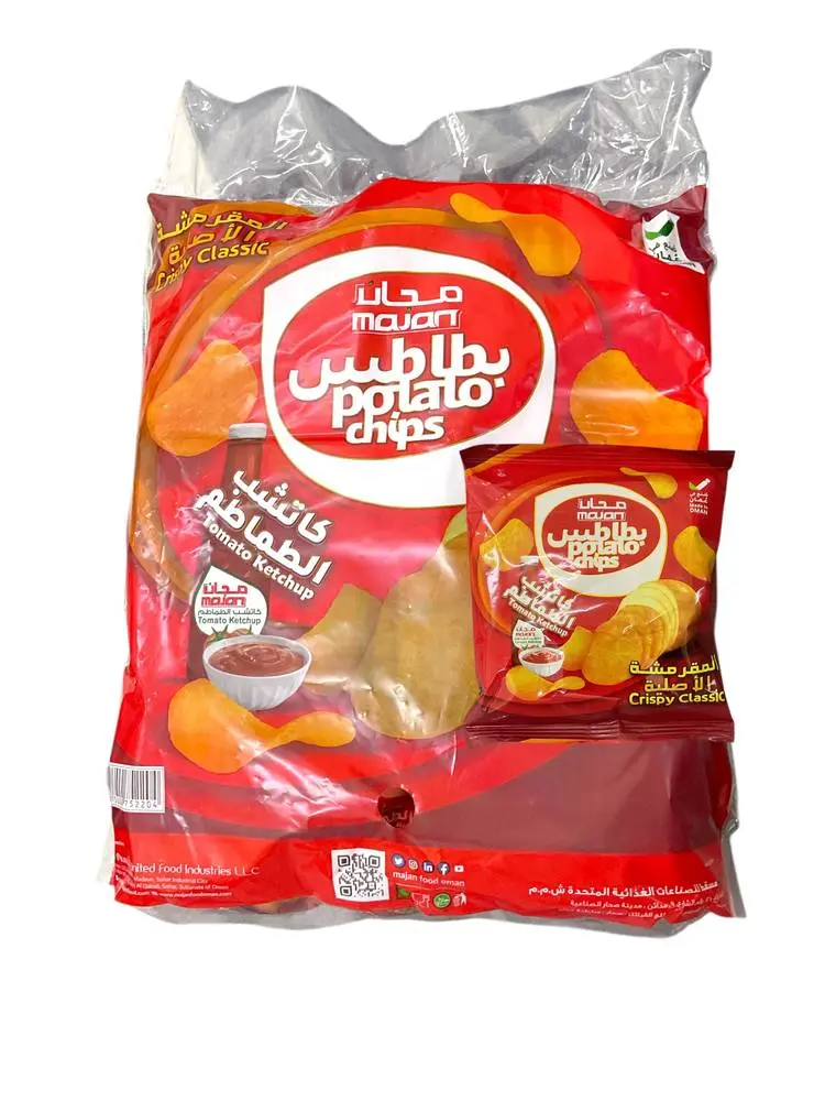Majan Potato chips tomato ketchup 15g
