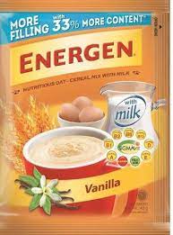 Energen vanilla milk