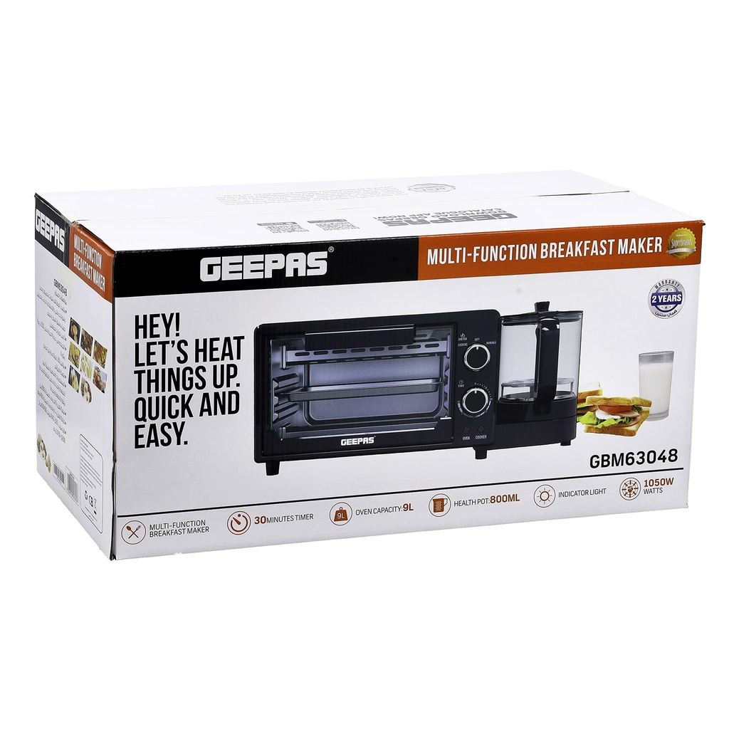 Geepas mult function break fast maker gbm63048