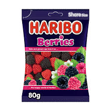 Haribo berries 80g