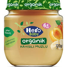 Hero baby organik kayisili muzli 120g