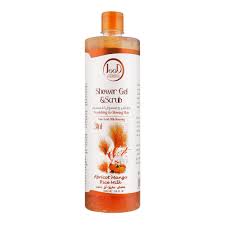 Jood shower gel & scrub apricot mango rice milk 100m