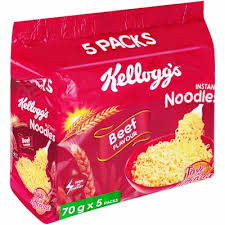 Kelloggs noodles beef flavor 5pcs