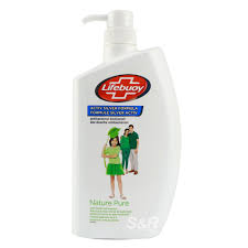 lifebuoy active silver formula natural pure 1lt