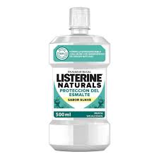 Listerine naturals proteccion del esmalte sabor suave 500ml