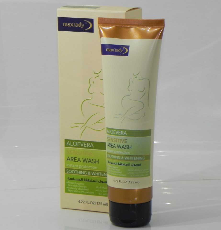 Max Lady Aloe Vera Sensitive Area Wash 125ml