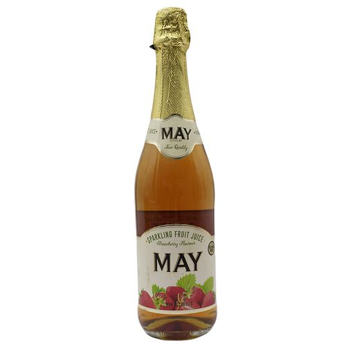 May sparkling fruit juice strawberry 750ml