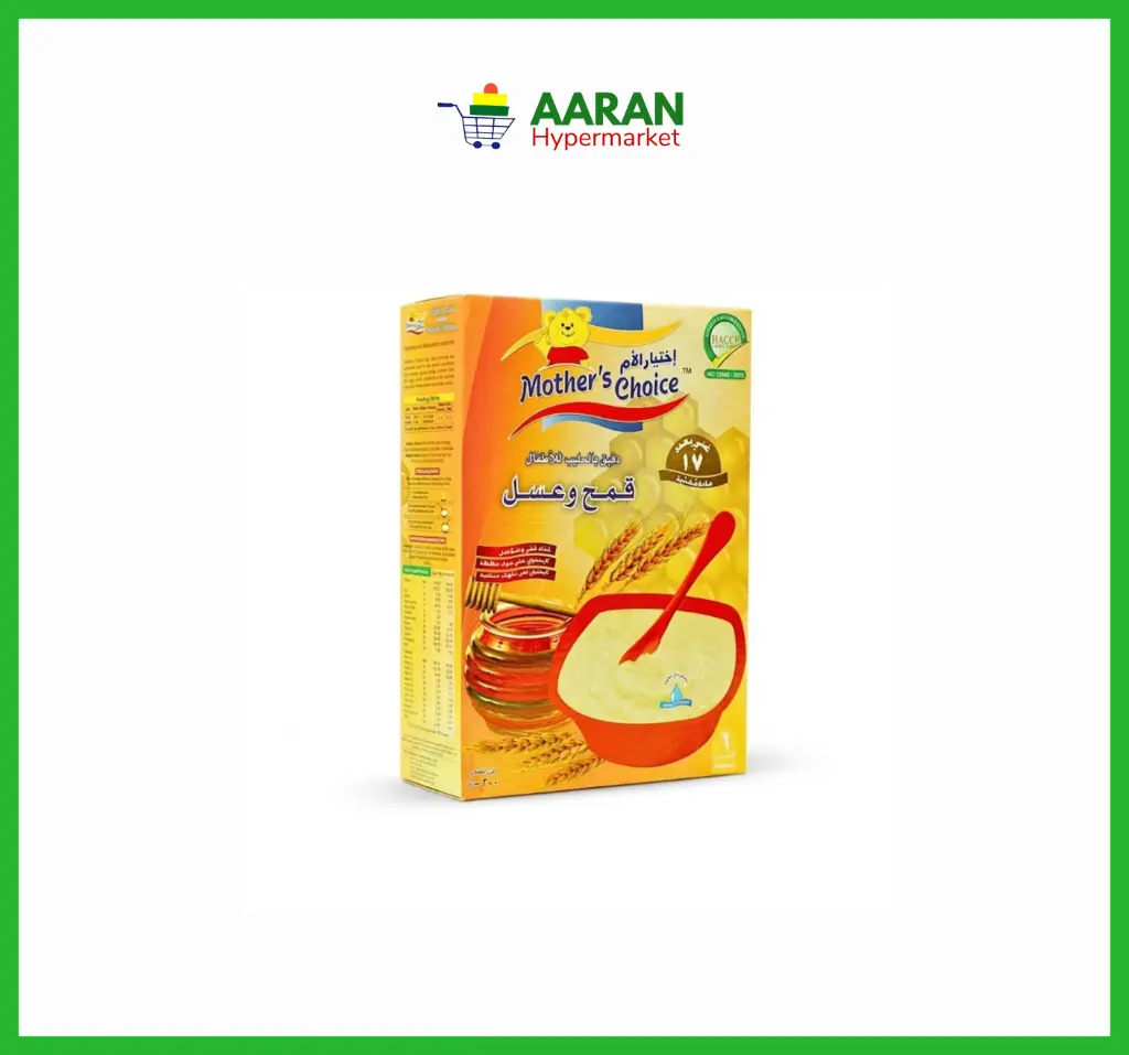 Mothers choice cereal wheat & honey 250gr