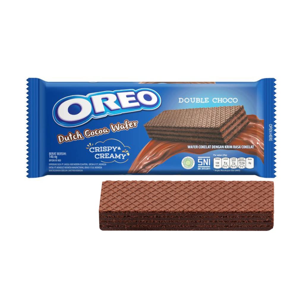 Oreo duch cocoa wafer double choco 140.4g