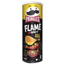 Pringles sizzln spicy bbq flavour 160g