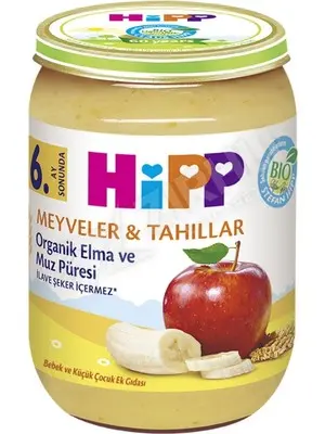 Hipp organik elmali havucpuresi 190gr