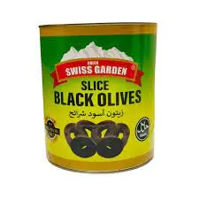 Swiss garden slice green olives 3150g