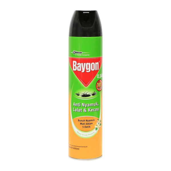 Baygon wangi waterlily & rose 600ml