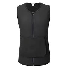 Zipper Vest Abdominal Training Vest&Back Support