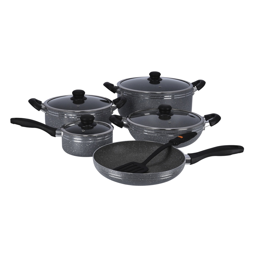 Delcasa Granite Coated Cookware Set 10pcs Dc1889 F-D23