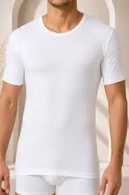 IL&SE men's white cotton tank k-2001