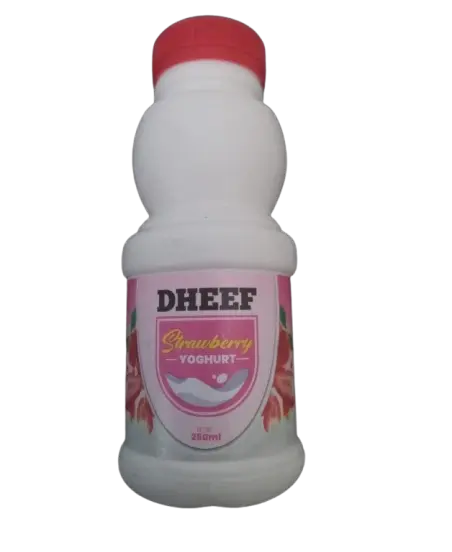 Dheef strawberry yoghurt 250ml