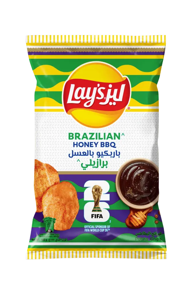 Lays Brazilian Honey BBQ Potato Chips 155g 