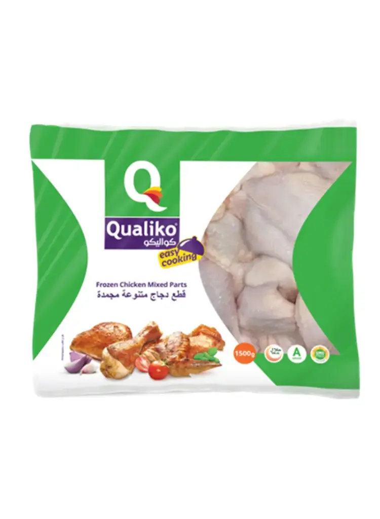 Qualiko Frozen Chicken Mixed Parts 1.5Kg