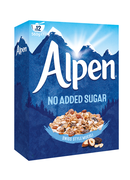 Alpen no add sugar 560g