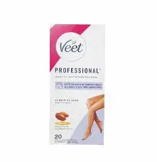 Veet Wax Strips Hair Removal for Sensitive Skin 20 strips