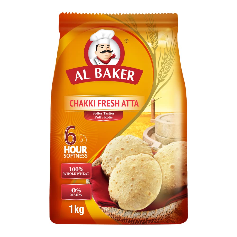 Al baker chakki fresh atta 1kg