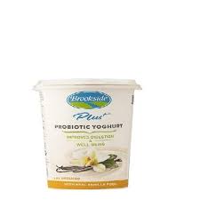 Brookside Plus Probiotic Yoghurt With Real Vanilla Pods 250g