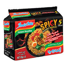 Indomie Instant Noodles Hot Spicy Chicken Flavour 83gx5
