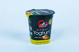 Bio yoghurt with real orange biscuit 150ml