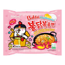 Samyang buldak noodles hot chicken flavor ramen carbonara 130g