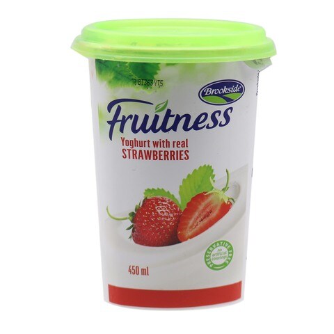 Brookside Probiotic Yoghurt With Real Strawberries 450g