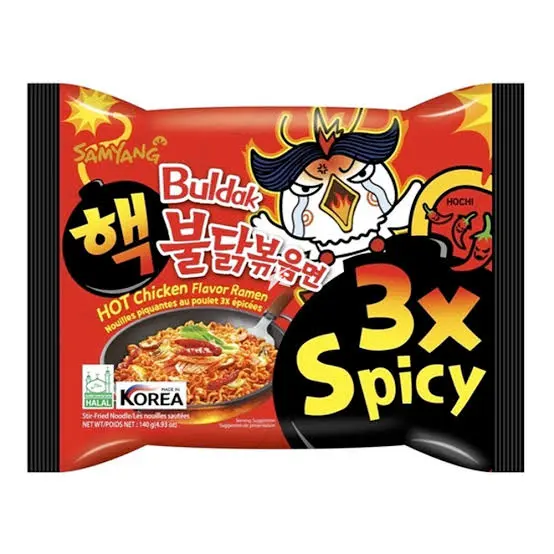 Samyang buldak noodles hot chicken flavor ramen 3xspicy 140g