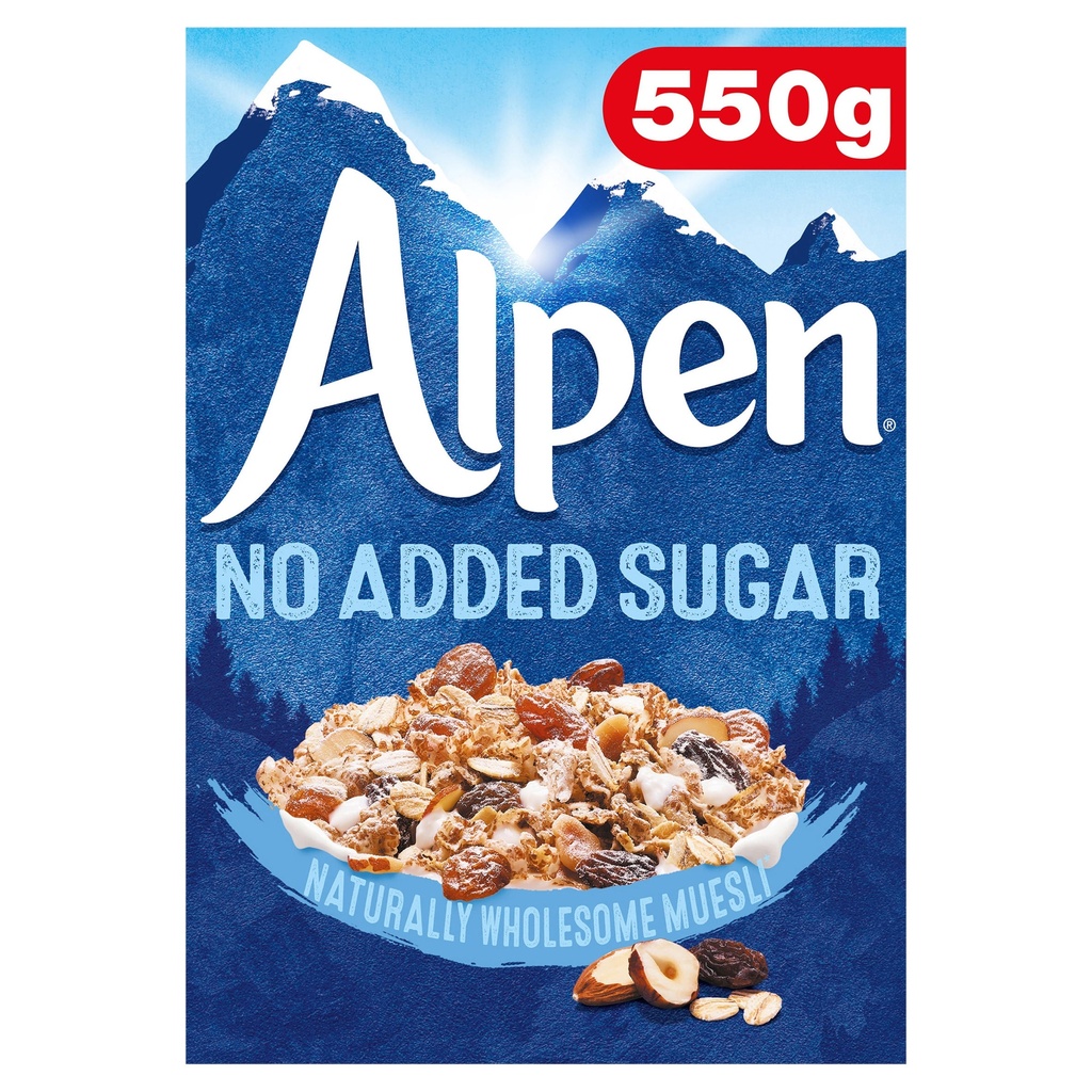 Alpen no added sugar Blue 550g