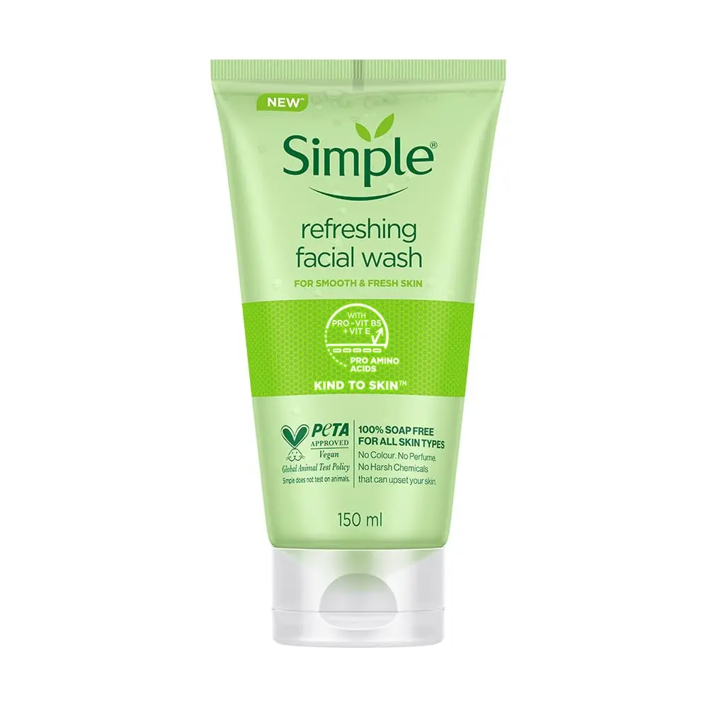 Simple refreshing facial wash 150ml