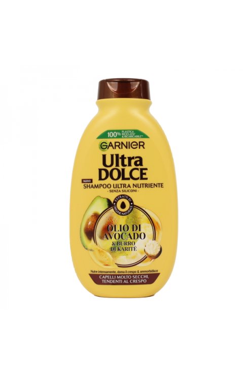 Garnier Ultra Dolce Shampoo Ultra Nutriente Olio Di Avocado &Burro Di Karite 300ml