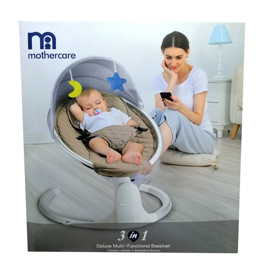 Electric Baby Bouncer 3in1 Deluxe Multi-Functional Bassinet BB008