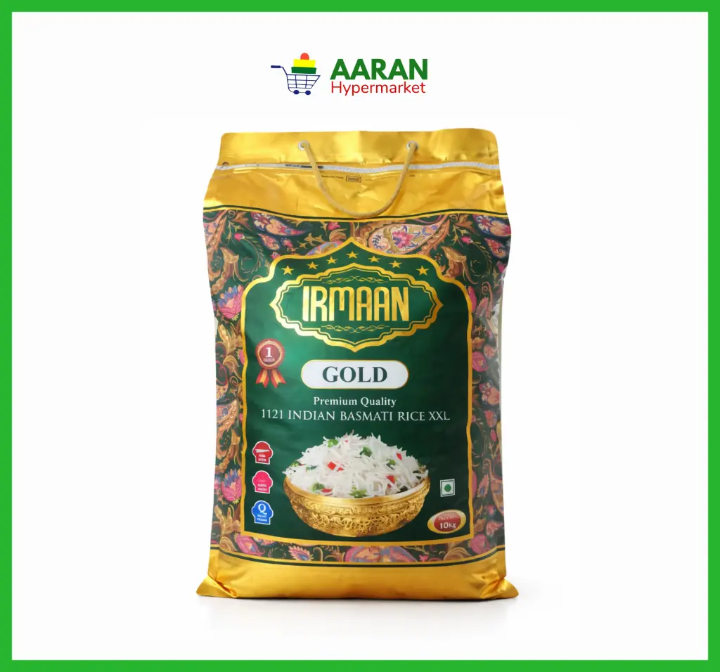 Irmaan Gold Premium Quality 1121 Indian Basmati Rice 10kg