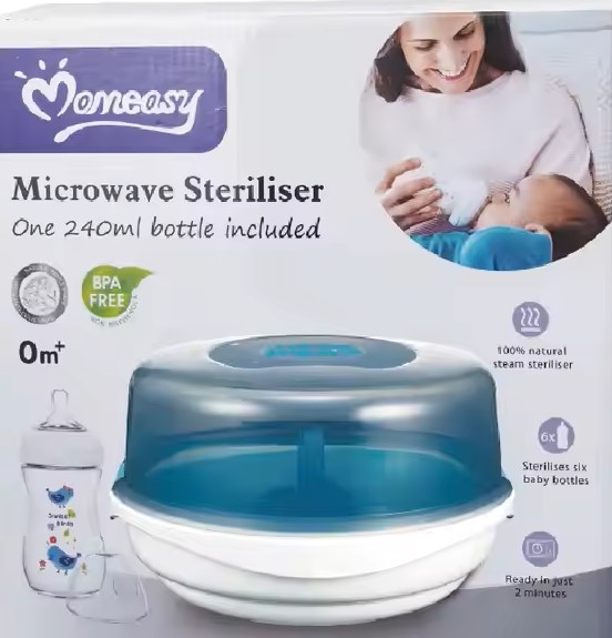 Omeasy Microwave Steriliser Includes Bonus Bottle Code-45605