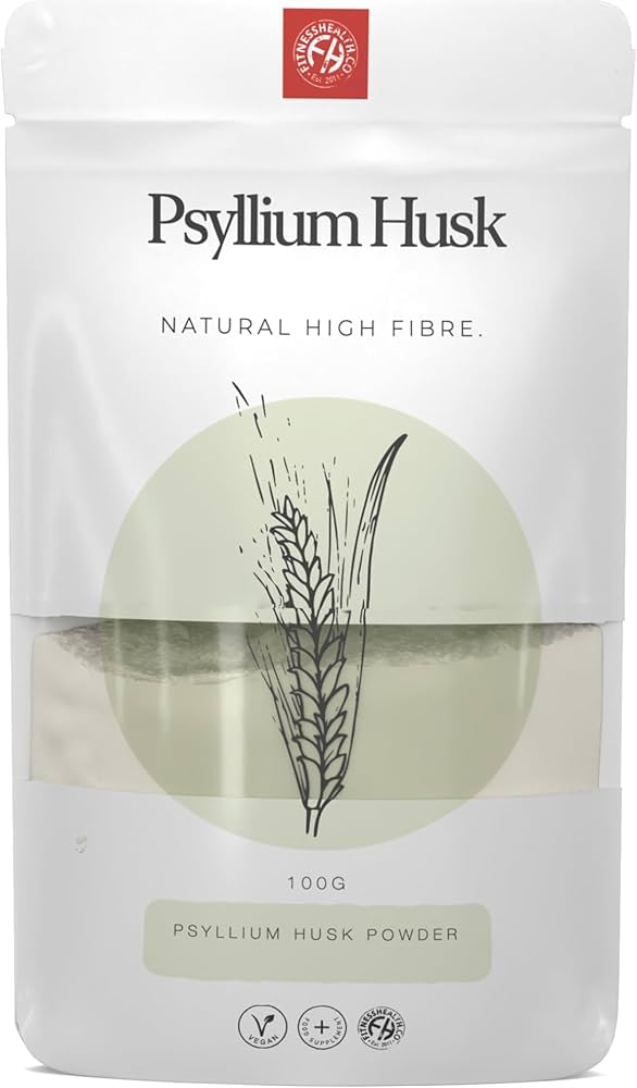 Psyllium husk powder good source of fiber 100g
