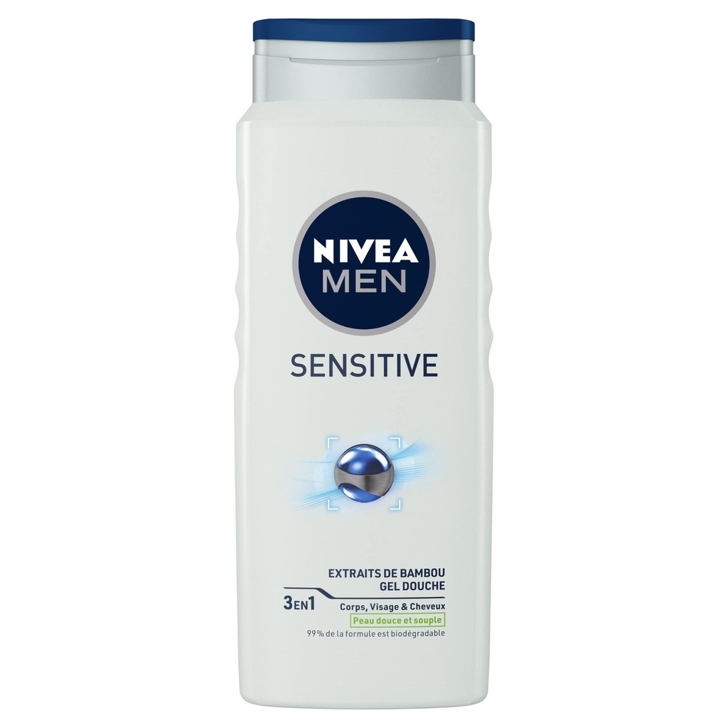 Nive Men Sensitive Extraits De Bambou 3in1 500ml