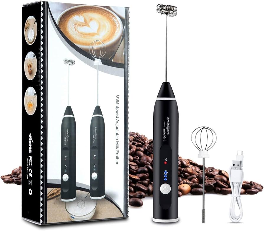 Usb speed adjustable milk frother No-521-39