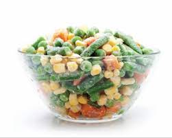Iqf frozen mixed vegetables 400g