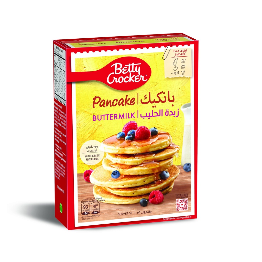 Betty Croker Pancake Butter Milk 360g
