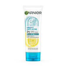 Garnier Bright Anti-Acne Face Wash 100ml