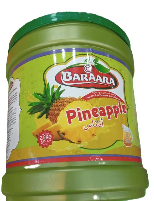 Baraara Pineapple Flavoured Drink Powder 2.5kg