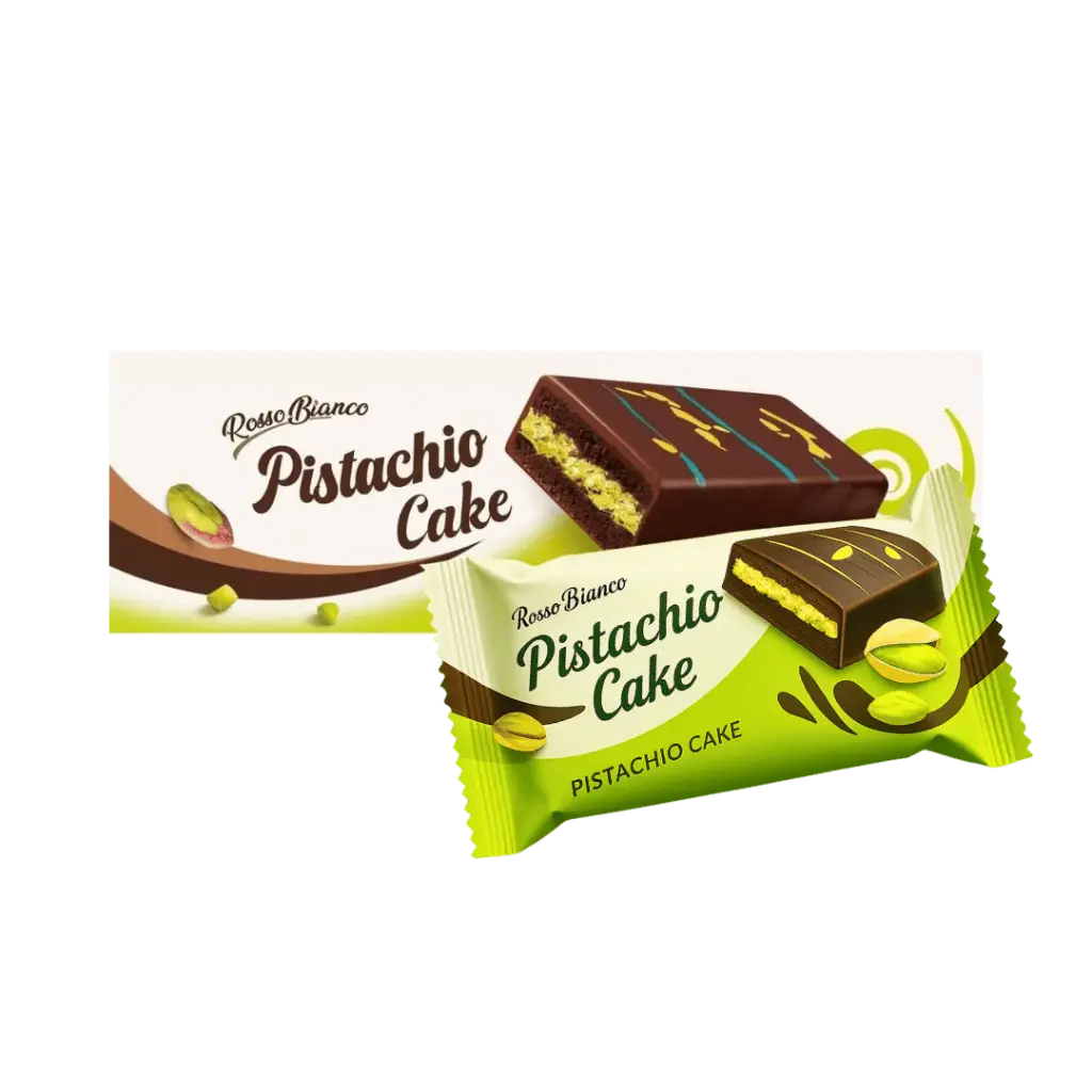 Rosso Bianco Pistachio Cake 40g