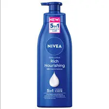Nivea Body Milk Rich Nourishing Cream 5in1 400ml