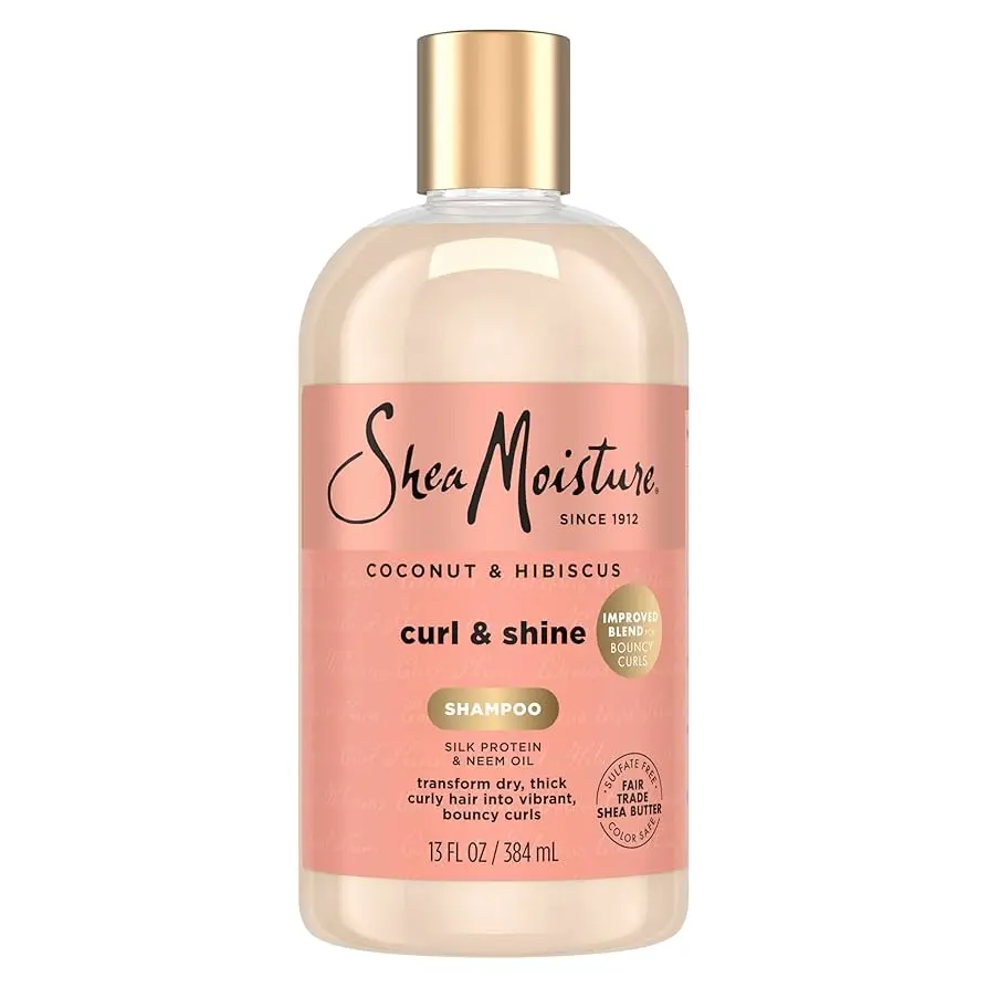 Shea moisture coconut & hibiscus shampoo 384ml