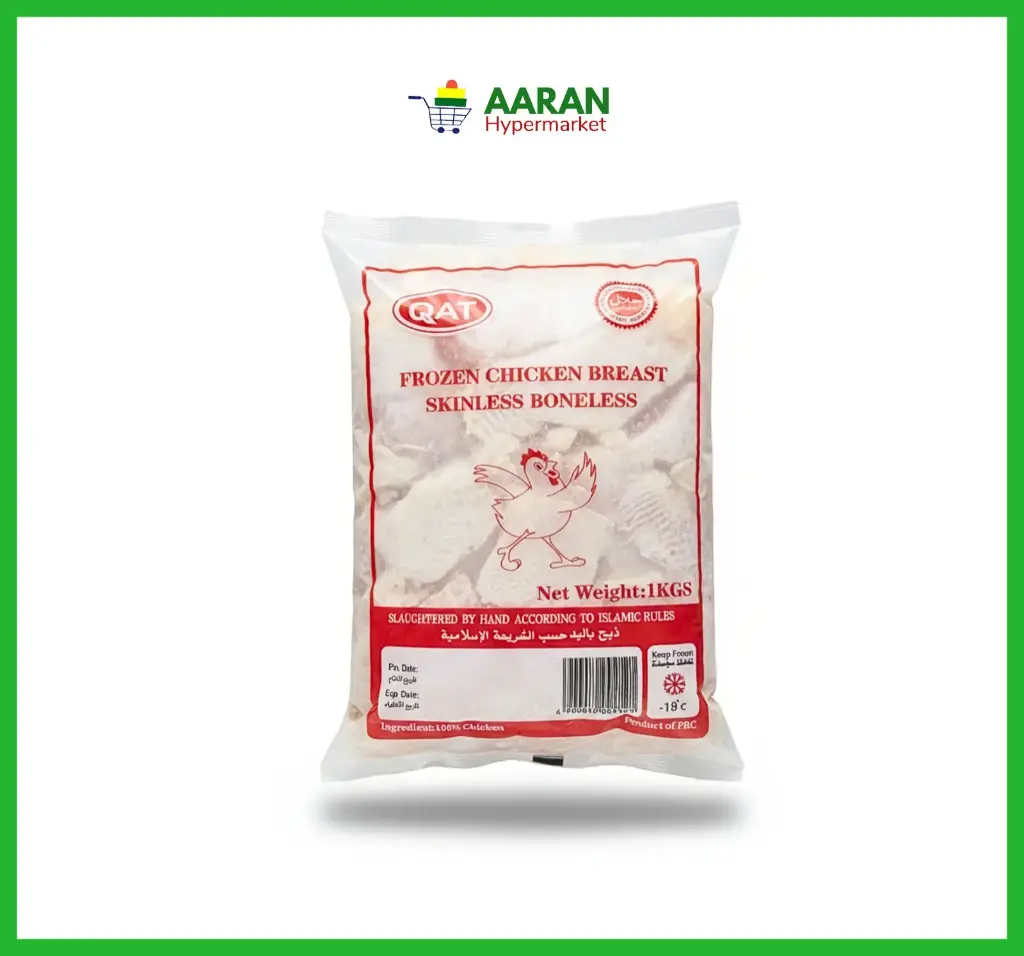 QAT Frozen Boneless Chicken Breast 2kg